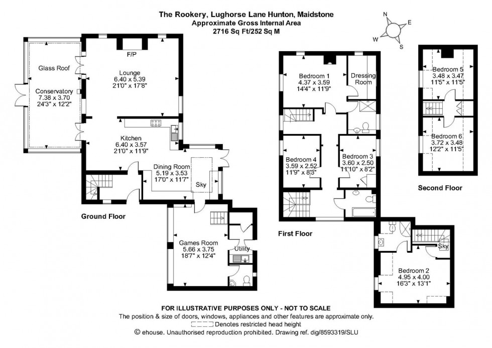 Floorplan for Lughorse Lane, Hunton, Maidstone